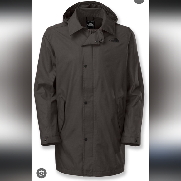 The North Face Brown Trench Coat - Picture 1 of 6